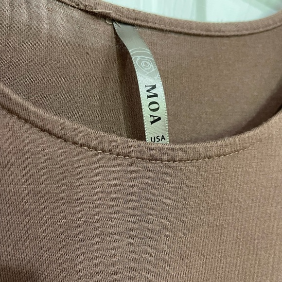 made in USA w pockets flowy swing top soft cocoa - Picture 13 of 14